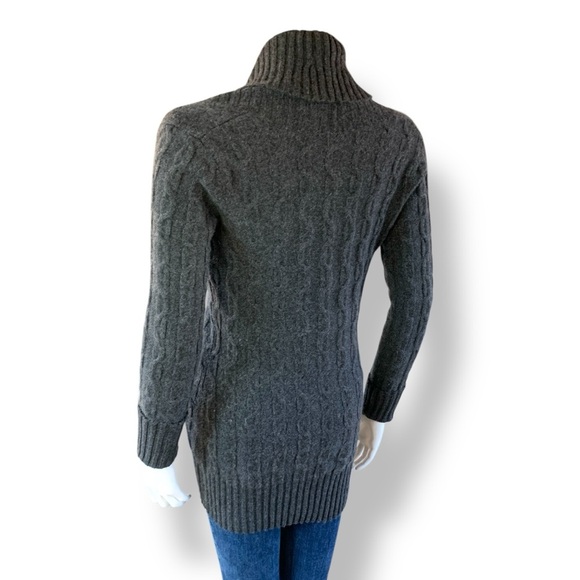 100% cashmere shawl collar sweater size XS - Picture 6 of 8